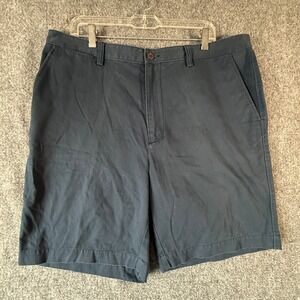 Lands'‎ End Men's Shorts Size 38 Blue Cotton Casual Chino